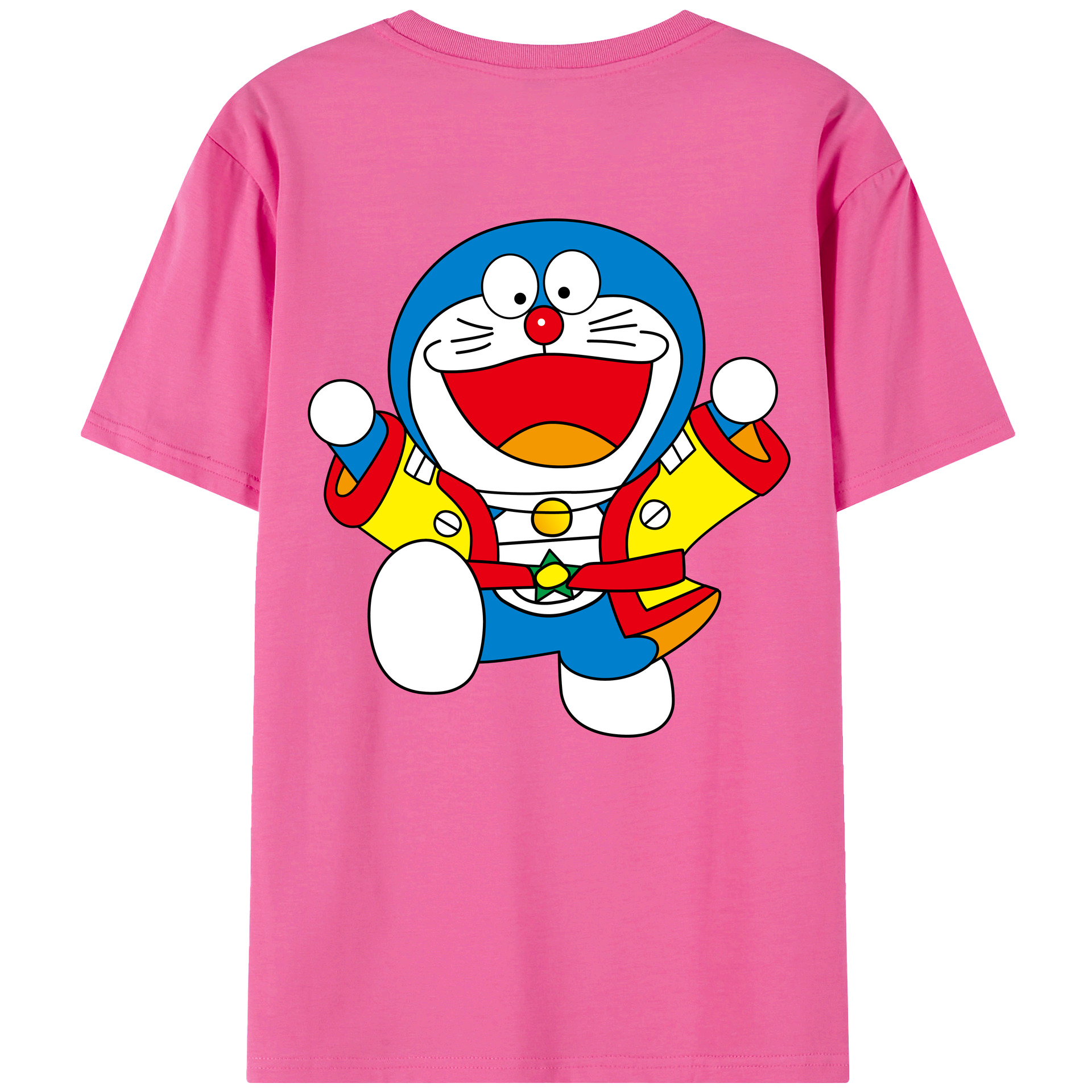 （画像用） ドラえもん Doraemon レディース半袖Tシャツ(バックプリント)